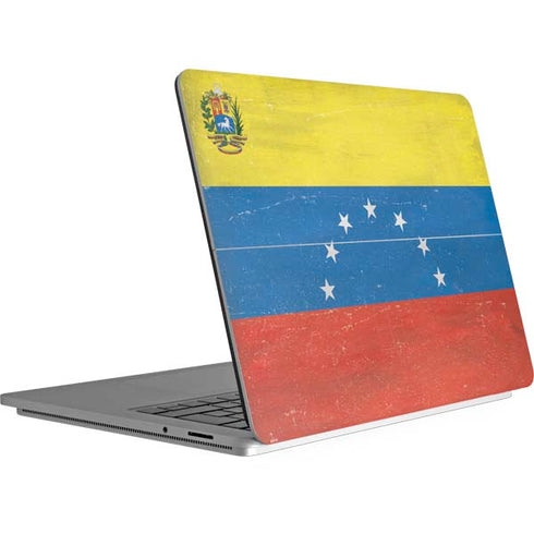 Venezuela Flag Distressed Surface Laptop Studio Skin